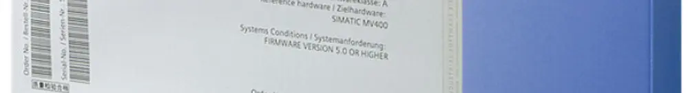 Software-Lizenz Siemens SIMATIC MV440 PAT-Genius Objektkennung, USB-Stick 
