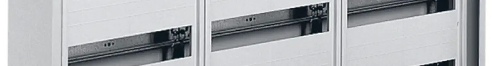 Distributore AP Hager univers 3-file 108UM IP30 800×500×160mm 