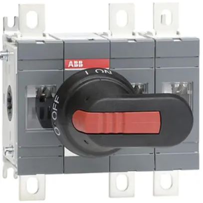 Interruttore di carico ABB 200A/400V 3L, con maniglia&asse 