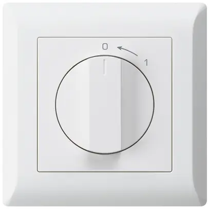 Contatto rotativo INC 0<-1/2L bianco kallysto.line con manopola 