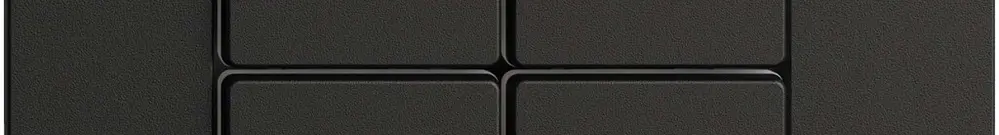 Interruttore tapparelle 2K/4T Edue Wiser nero 