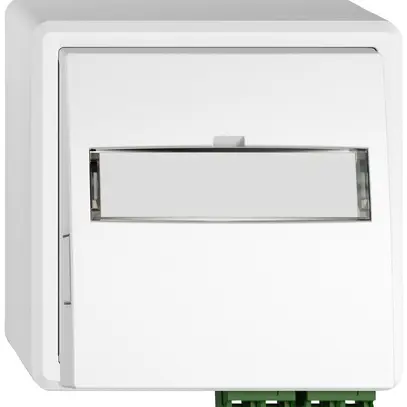 Presa FTTH AP EDIZIO.liv SNAPFIX® LC APC Diamond F-3000 2 accoppiatori bi 