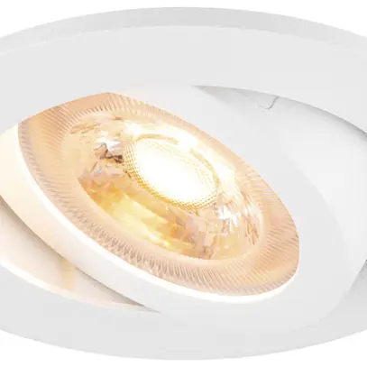 Downlight LED SLV NEW TRIA 68 GU10 1×10W VAR Ø82mm blanc 