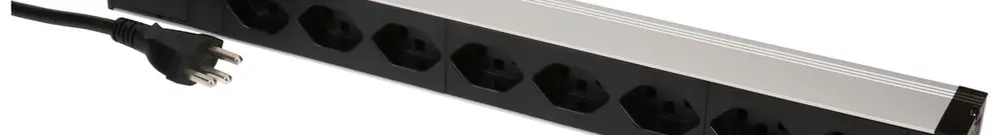 Steckdosenleiste PDU 19" MH maxCONNECT 8×T23 1HE 3×1.5mm² 3m alu/schwarz 