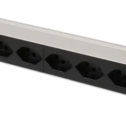 Steckdosenleiste PDU 19" MH maxCONNECT 8×T23 1HE 3×1.5mm² 3m alu/schwarz 