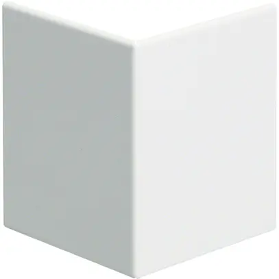 Blenda per angolo esterno 80mm bianco puro 