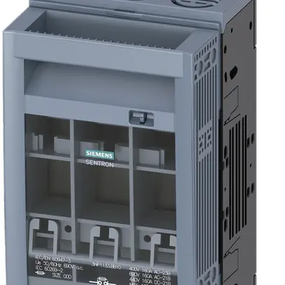 Lasttrennschalter Siemens SENTRON 3NP1 DIN-00(0) 160A 3L 32/70mm 8US FA 