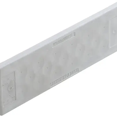 Plaque passe-câbles WM CABTITE EP A 24/17 142×44×12mm TPE gris 