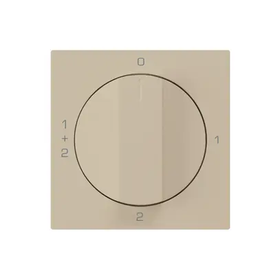 Inserto per interruttore rotativo kallysto 1/1L beige con manopola 