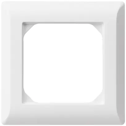 Intestazione INC Hager kallysto.line 1×1 92×92mm bianco 