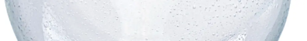 Applique ALC avec verre à bulles, blanc 
