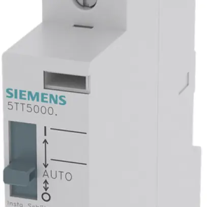 Contattore di potenza Siemens SENTRON INSTA 5TT5 230VAC, 2Ch 20A, 0/1/auto 