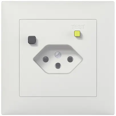 Prise FI ENC SIDUS B T13 30mA blanc 