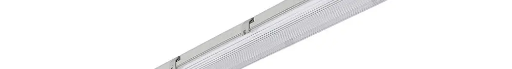 Luminaire p.locaux hum.Sylvania SYLPROOF G13 2×18W 4600lm 840 IP65 1580×99mm gr 