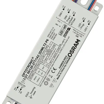 LED-Konverter OT 50/120…277/1A2 2DIMLT2 P 50W 600…1250mA 168×50×30mm IP64 