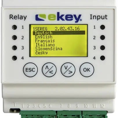 Unità di comando AMD Hager ekey-home REG 2 bianco 