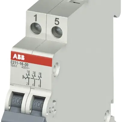 Interrupteur AMD ABB E211, 16A/250V 3L 3F, 1UM, "0-I" 