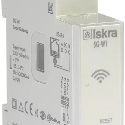 Gateway Smart AMD WIFI, 230V, RS485, 2 ports IR série, 1UM, 18×90×60mm 