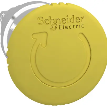 Testa motrice Schneider Electric per pulsante rotativo giallo 