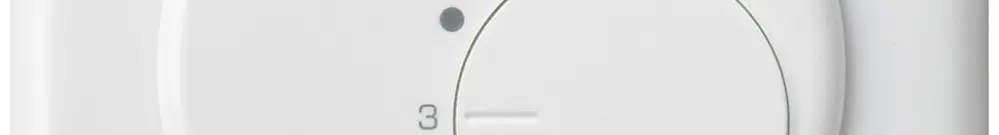 Kit frontale INC BASICO bianco per termostato ambiente riscaldo pavimento 