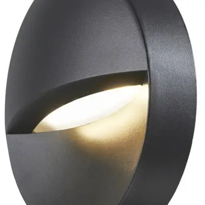 Applique LED SLV DOWNUNDER OUT ROUND 4.5W 140lm 3000/4000K IP65 anthracite 