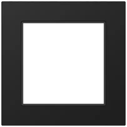 Abdeckrahmen SIDUS 1×1 schwarz 