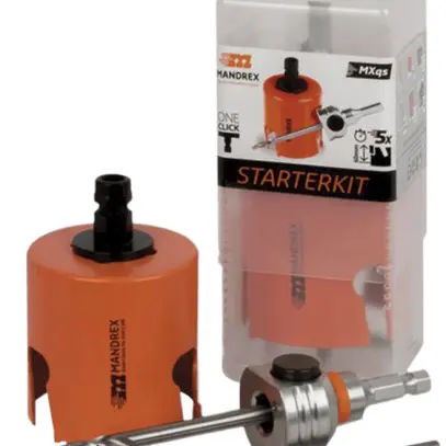 Set di seghe a tazza MANDREX MXqs SuperXcut Electricien Ø68mm 