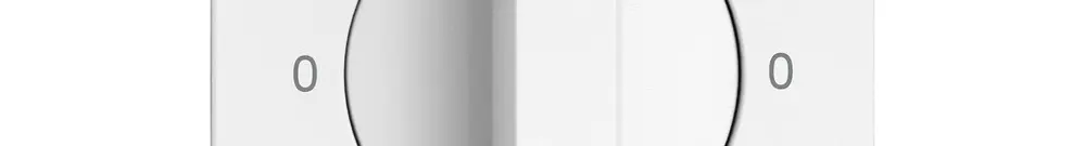 Montageset EDIZIO.liv SNAPFIX® f.Drehschalter m.Griff 0-Kochen-0-Waschen ws 
