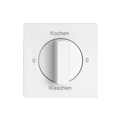 Montageset EDIZIO.liv SNAPFIX® f.Drehschalter m.Griff 0-Kochen-0-Waschen ws 