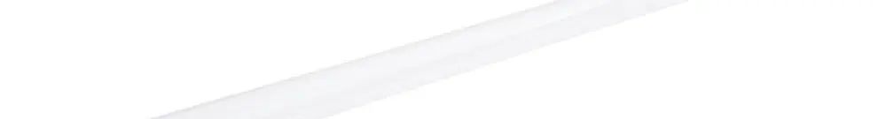 Diffuseur Sylvania Resisto 1500×87×38mm polycarbonate opale 3 pièces 