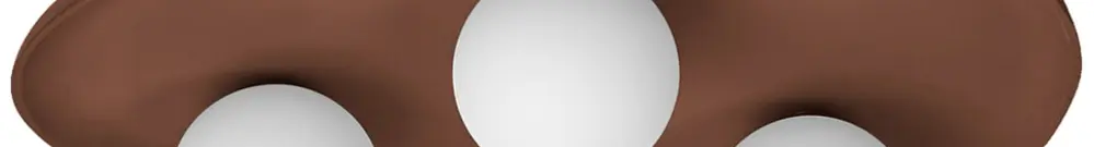 Deckenleuchte LEDVANCE Decor Clay G9 3×5W 500×385×155mm braun 