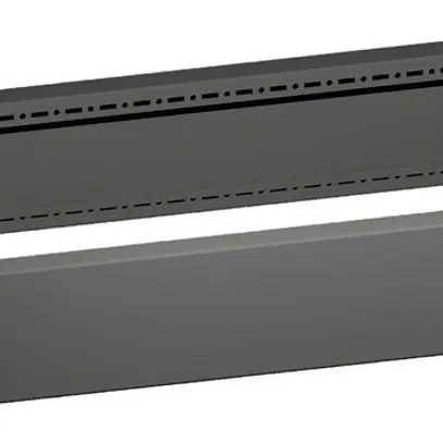 Cache-socle Rittal VX 8660.003 800×100×29mm face/revers acier noir 2pcs 