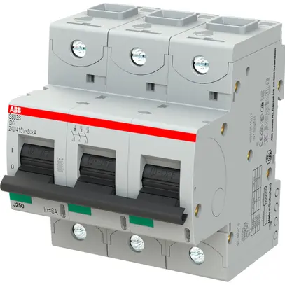 Disjoncteur ABB S803S-D6 3P 400V D-6A 50kA 4.5UM 