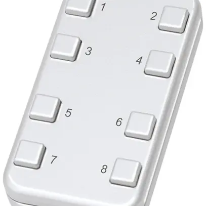 Télécommande RF Eltako FMH8-wg 8 canaux pour série 61/62/71/FAM14 blanc 