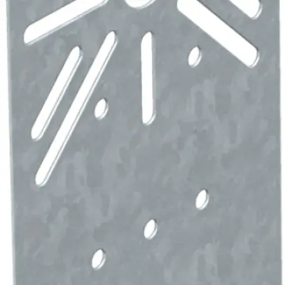 Placca di montaggio Bettermann 235×120mm zincato 