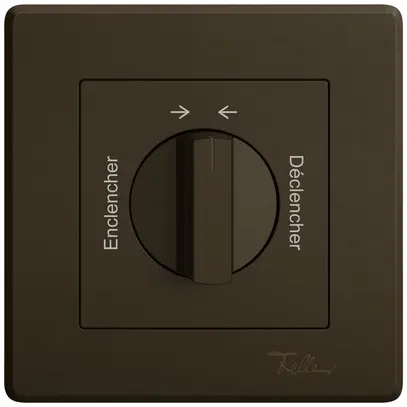Kit di montaggio INC EDIZIO.liv SNAPFIX® pulsante girevole mano.Encl.→ ← Décl.ma 