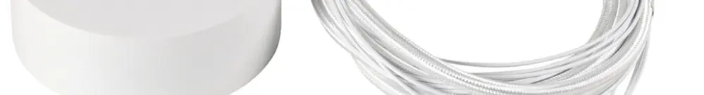 Kit de suspension à corde SLV DECONA acier 1500mm blanc 