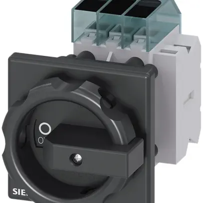 Sezionatore di carico Siemens SENTRON 3LD3 frontale 40A 3L +1Ch/1R 66×66mm ne 