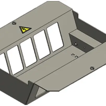 Kit di montaggio BAK 2×5 FLF verticale vuoto 