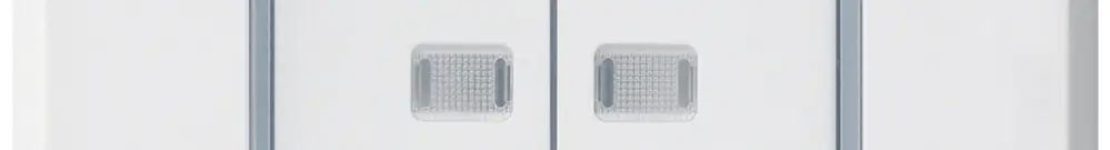 Interruttore INC robusto IP55 schema 3/contatto a pulsante 2×illuminato bianco 