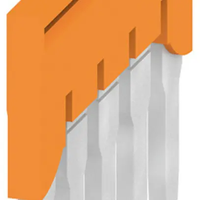 Querverbinder Weidmüller ZQV 6SL/5 41A/400V Isoliert orange 