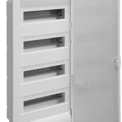 Distributore INC Hager volta 4-file 12UM IP30 348×755×94.5mm 
