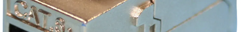 Anschlussmodul ROLINE RJ45/s Kat.6A Keystone silber 