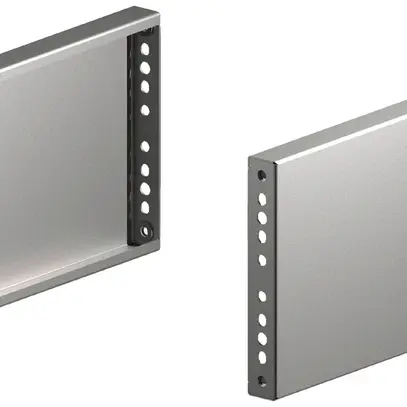 Copertura zoccolo Rittal VX 8660.080 400×200mm set laterale acciaio pregiato 2pz 