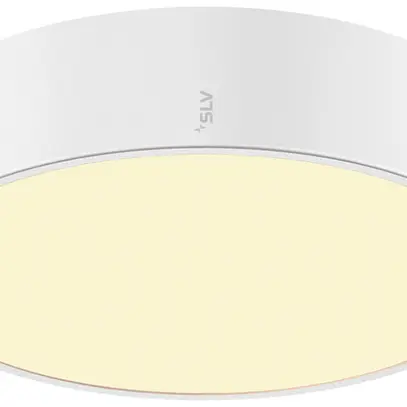 Plafonnier LED SLV MEDO 30 12W 1200lm 927/930/940 IP50 VAR Ø280mm blanc 