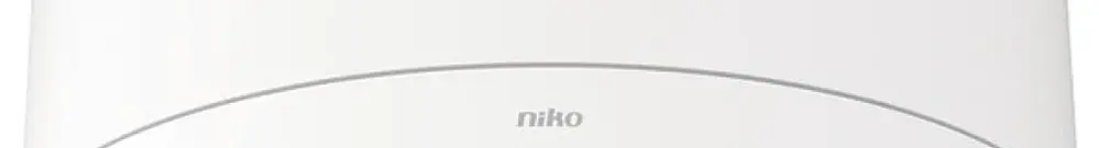 Rilevatore di presenza AP Niko P46MR 360° Slave DALI BMS 12…13m IP54 bianco 