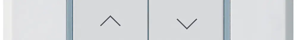 Pulsante per tapparelle KNX Hager BA robusto A doppio 86×86mm bianco 