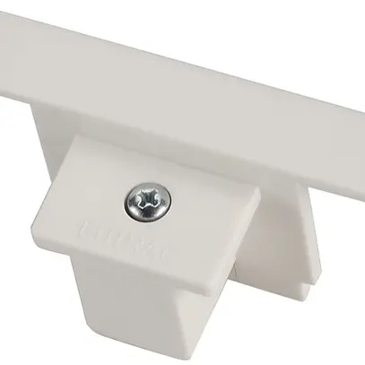 Plaque de fermeture SLV pour rail conducteur INC EUTRAC 3-phases, blanc 