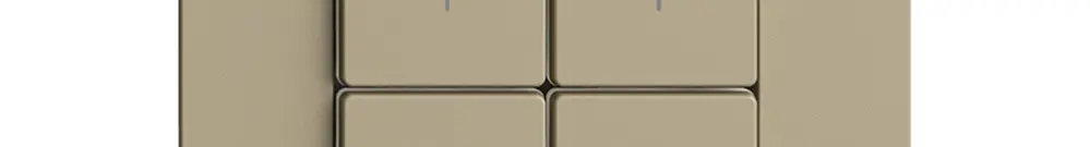 Kit copertura per dimmer 2c/4t Edue Wiser sand 