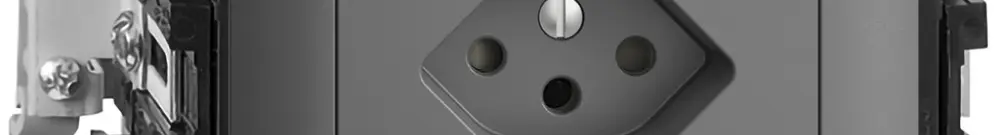 Prise INC EDIZIOdue T13 gris foncé 49…69mm Snap 